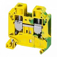 Клемма для заземления с винтовым зажимом TERMINAL 16мм?, желто-зеленый, NSYTRV162PE | код. NSYTRV162PE | Schneider Electric